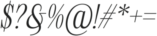 Mogokya Klektore Light Italic otf (300) Font OTHER CHARS