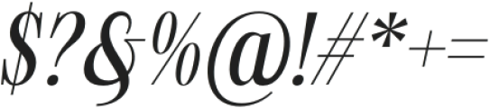 Mogokya Klektore Medium Italic otf (500) Font OTHER CHARS