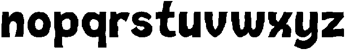 Mogzilla otf (400) Font LOWERCASE