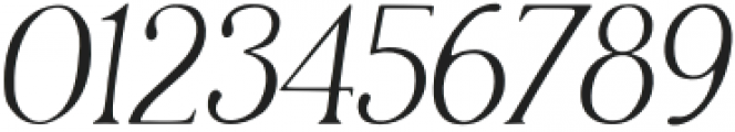 Mohria Italic otf (400) Font OTHER CHARS