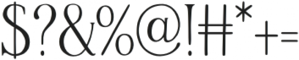Mohria Regular otf (400) Font OTHER CHARS