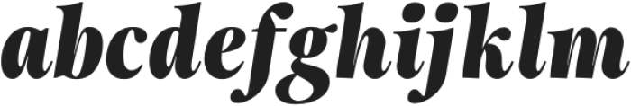 Moisette ExtraBold Italic otf (700) Font LOWERCASE