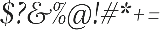 Moisette-Italic otf (400) Font OTHER CHARS
