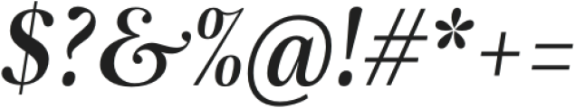 Moisette SemiBold Italic otf (600) Font OTHER CHARS