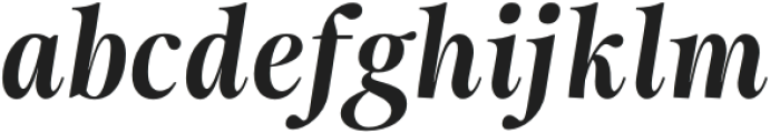 Moisette SemiBold Italic otf (600) Font LOWERCASE