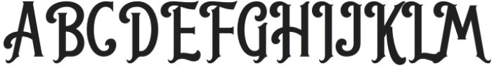 Moisford Regular otf (400) Font UPPERCASE