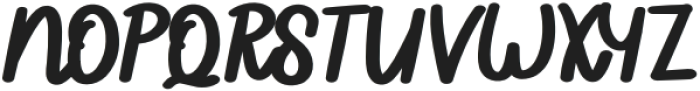 Moistruth Regular otf (400) Font UPPERCASE