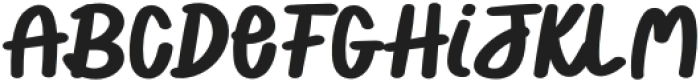 Moistruth Regular otf (400) Font LOWERCASE