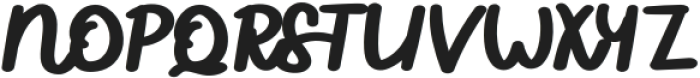 Moistruth Regular otf (400) Font LOWERCASE