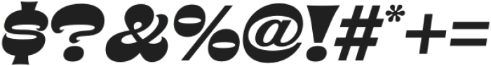 Mojodelic-Oblique otf (400) Font OTHER CHARS