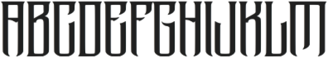 MokhromRegular otf (400) Font UPPERCASE