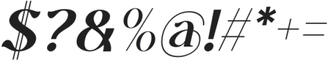 Molade Italic otf (400) Font OTHER CHARS