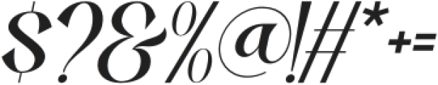 Molcer Extra Light Italic otf (200) Font OTHER CHARS