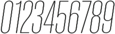 Molde Compressed-UltraLight Italic otf (300) Font OTHER CHARS
