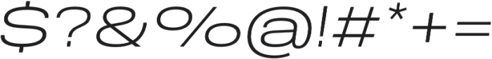 Molde Expanded-Light Italic otf (300) Font OTHER CHARS