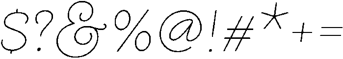 Molga Light Italic ttf (300) Font OTHER CHARS