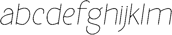 Molga Light Italic ttf (300) FONT