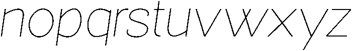 Molga Light Italic ttf (300) Font LOWERCASE