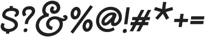 Molga Medium Italic otf (500) Font OTHER CHARS