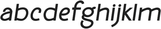 Molga Medium Italic ttf (500) Font LOWERCASE