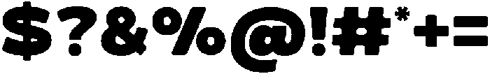Molia Black otf (900) Font OTHER CHARS