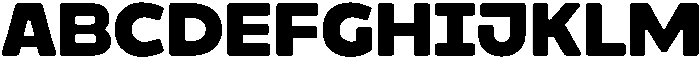 Molia Bold otf (700) Font UPPERCASE