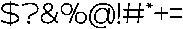 Molia Light otf (300) Font OTHER CHARS