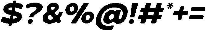 Molia Oblique Bold otf (700) Font OTHER CHARS