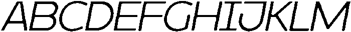 Molia Oblique Light otf (300) Font UPPERCASE
