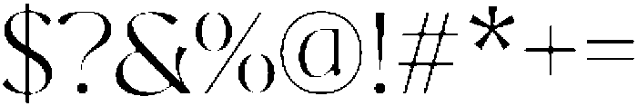 Molina otf (400) Font OTHER CHARS