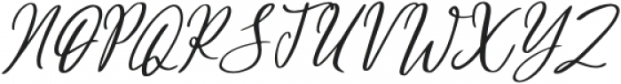 Moline Italic otf (400) Font UPPERCASE