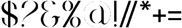 Moling Regular otf (400) Font OTHER CHARS