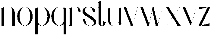 Moling Regular otf (400) Font LOWERCASE