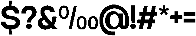 Molisans Bold otf (700) Font OTHER CHARS