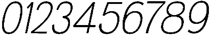 Molisans Extra Light Slanted otf (200) Font OTHER CHARS