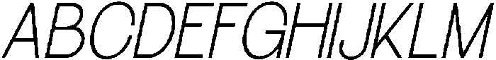 Molisans Extra Light Slanted otf (200) Font UPPERCASE
