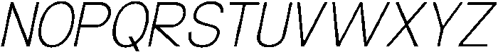 Molisans Extra Light Slanted otf (200) Font UPPERCASE