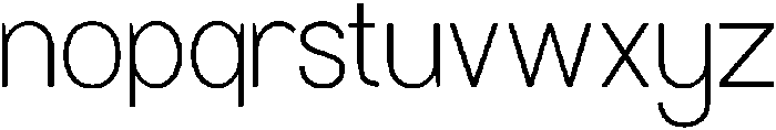 Molisans Extra Light otf (200) Font LOWERCASE