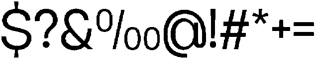 Molisans Regular otf (400) Font OTHER CHARS