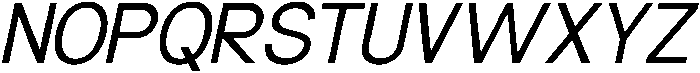 Molisans Slanted otf (400) Font UPPERCASE