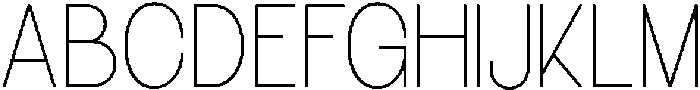 Molisans Thin otf (100) Font UPPERCASE