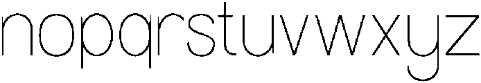 Molisans Thin otf (100) Font LOWERCASE