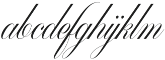 Mollani Regular otf (400) Font LOWERCASE