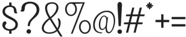Mollas Thin otf (100) Font OTHER CHARS