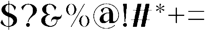 Mollega otf (400) Font OTHER CHARS