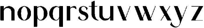 Mollega otf (400) Font LOWERCASE
