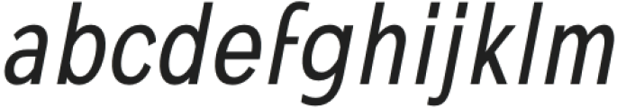 Mollen Condensed Italic otf (400) Font LOWERCASE