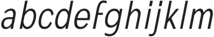 Mollen SemiLight Condensed Italic otf (300) Font LOWERCASE