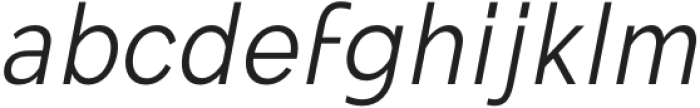 Mollen SemiLight Narrow Italic otf (300) Font LOWERCASE