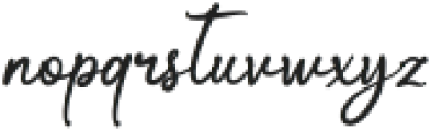 Mollina Signature otf (400) Font LOWERCASE